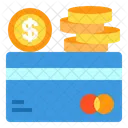 Geld Munze Karte Symbol