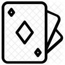 Karten Diamanten Glucksspiel Symbol
