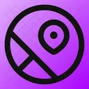 Kartenkreis Kartenstandort Karte Symbol