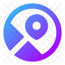 Kartenkreis Kartenstandort Karte Symbol