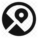 Kartenkreis Kartenstandort Karte Symbol