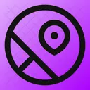 Kartenkreis Kartenstandort Karte Symbol
