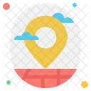 Karte Stecknadel Standort Symbol
