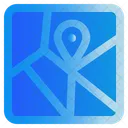 Karten Standort  Symbol