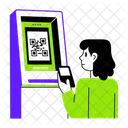 Kartenloser Geldautomat  Symbol