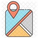 Kartennavigation Kartenstandort Karten Pin Symbol