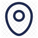 Kartenpunkt Stecknadel Standort Symbol
