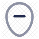 Kartenpunkt Entfernen Pin Standort Pin Symbol
