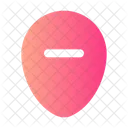 Kartenpunkt Entfernen Pin Standort Pin Symbol