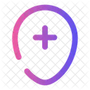 Kartenpunkt Hinzufugen Standort Stecknadel Symbol