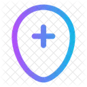 Kartenpunkt Hinzufugen Standort Stecknadel Symbol