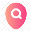 Kartenpunktsuche Standort Pin Standort Symbol