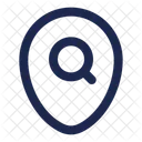 Kartenpunktsuche Standort Pin Standort Symbol