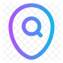 Kartenpunktsuche Standort Pin Standort Symbol