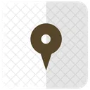 Kartenschaltflache Karte GPS Symbol