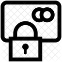 Kartenschutz Gesicherte Bankkarte Kartensicherheit Symbol