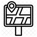Kartentafel Lage Tafel Symbol