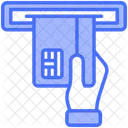 Kartenzahlung Bankomatkarte Bankabhebung Symbol