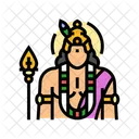 Kartikeya God Indian Icon