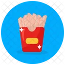 Pommes Frites Pommes Frites Pommes Frites Box Symbol