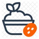 Kartoffelpuree Thanksgiving Beilage Symbol