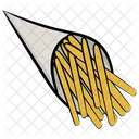 Kartoffelsticks Pommes Frites Pommes Frites Symbol