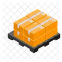 Karton Kisten Paletten Symbol
