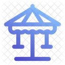 Karussell Fliegende Stuhle Jahrmarkt Symbol