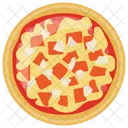 Käse-Knoblauch-Pizza  Symbol