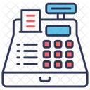 Abrechnung Kassierer Maschine Symbol