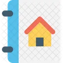 Tagebuch Zuhause Real Symbol