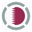 Katar Flagge Symbol