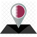 Katar Flagge Symbol