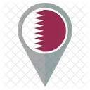 Katar Flagge Symbol