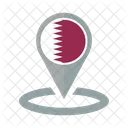 Katar Flagge Symbol