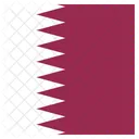 Katar Flagge Symbol