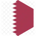 Katar Flagge Welt Symbol