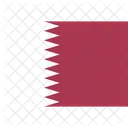 Katar Flagge Welt Symbol