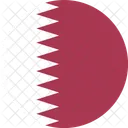 Katar Flagge Welt Symbol