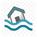 Katastrophe Uberschwemmung Wasser Icon