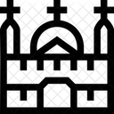 Kathedrale Apfelkuchen Bierkrug Symbol