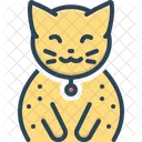 Katze Sitzend Tier Symbol