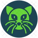 Halloween Grusel Katze Symbol