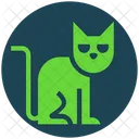 Halloween Grusel Katze Symbol