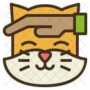 Haustier Katze Spielen Icon