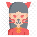 Katze Avatar Party Symbol