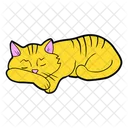 Katze Katzenaufkleber Haustier Symbol