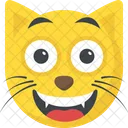 Katze Emoji Gesicht Symbol