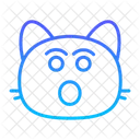 Katze erstaunt  Symbol