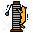 Katze kratzt  Symbol